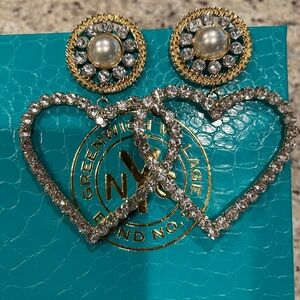Spring Statement Heart Earrings